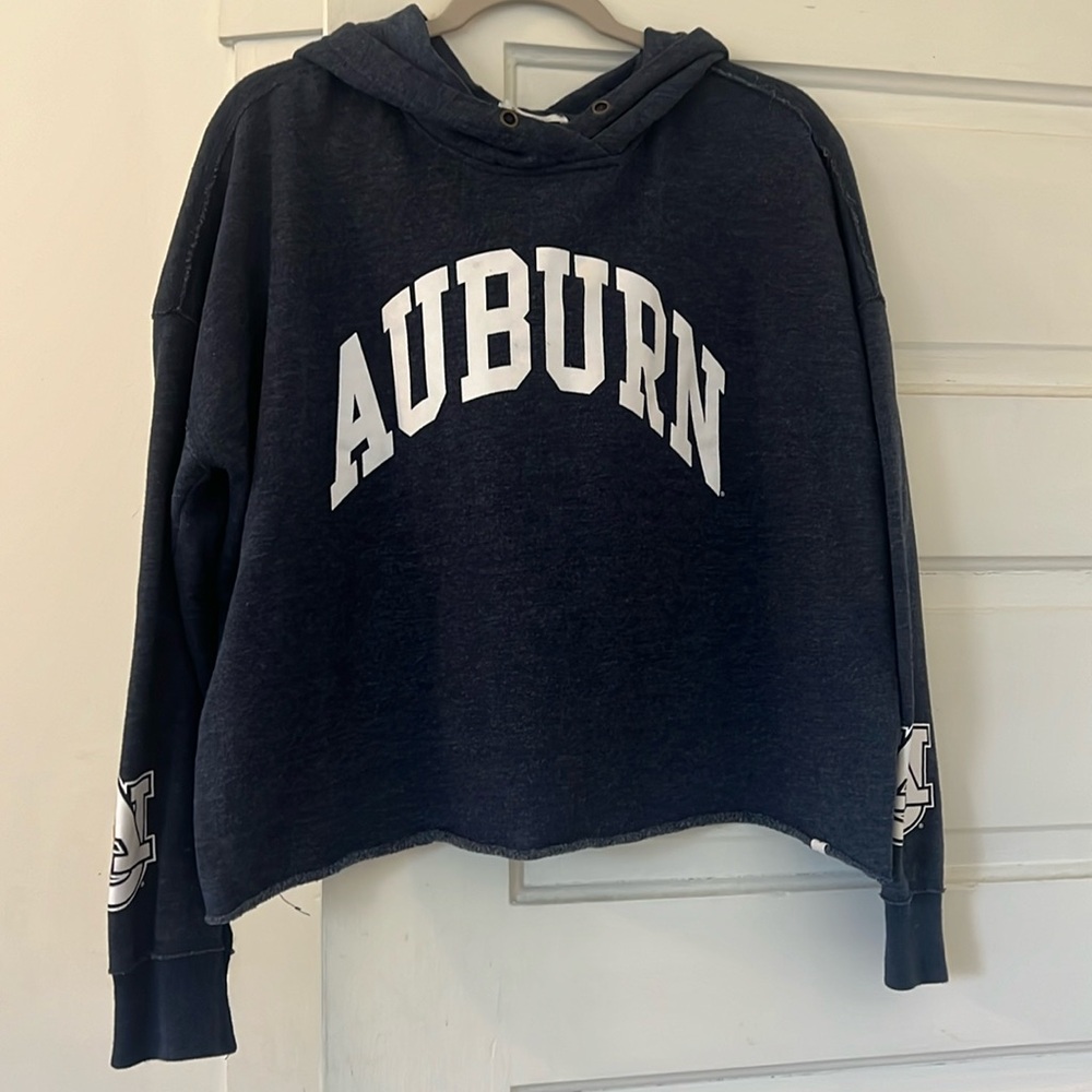 Auburn crop hoodie
